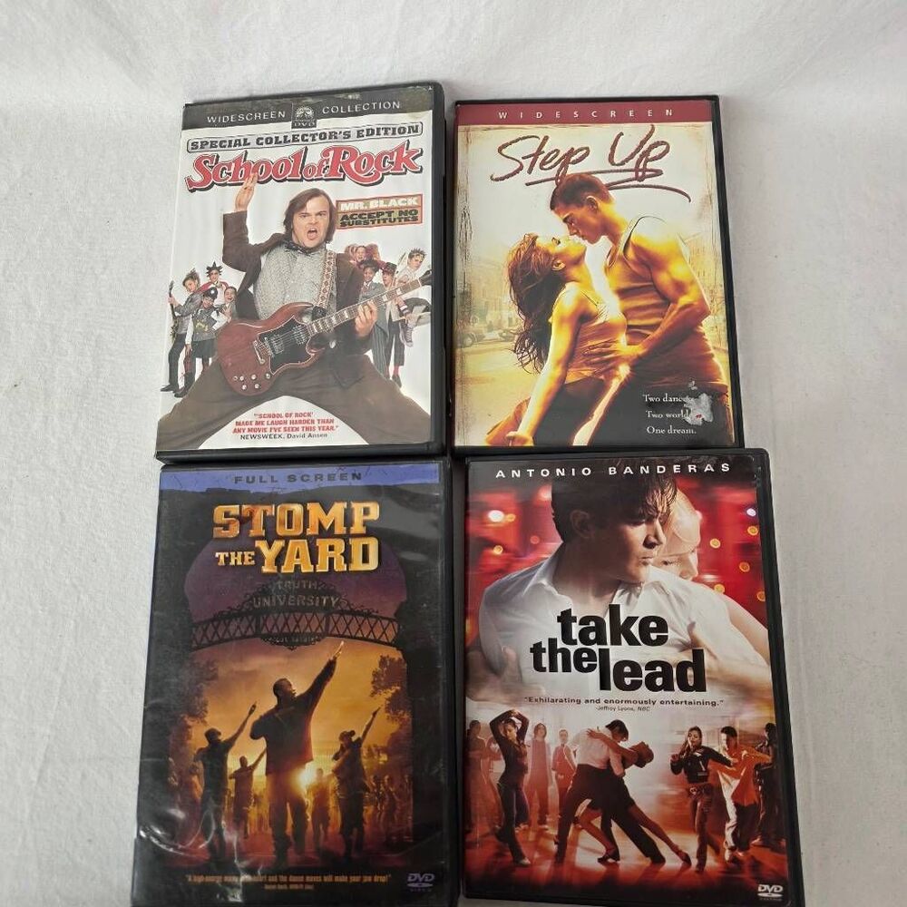 Dance Music DVD Lot Step Up School of Rock
